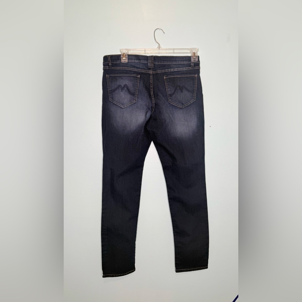 New York & Company Dark Blue Skinny Jeans - Picture 3 of 3